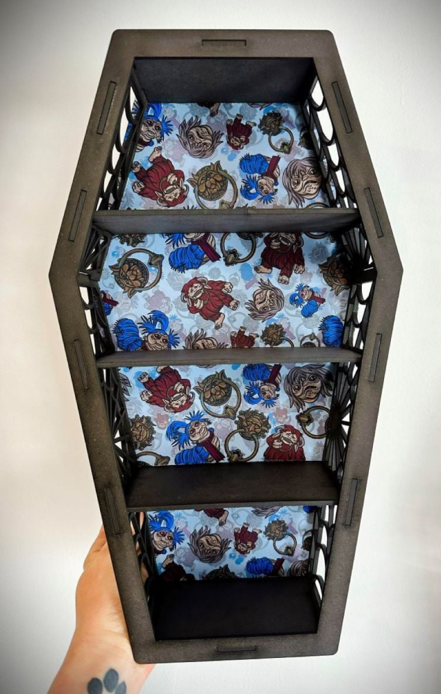 Cute Labyrinth Coffin Shaped Shelf