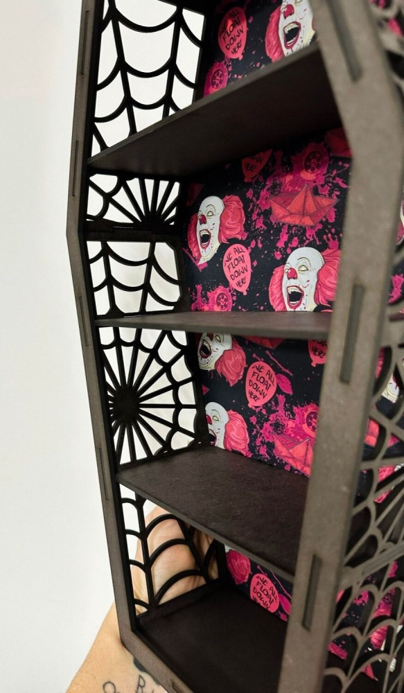 Pennywise Horror Coffin Shaped Shelf