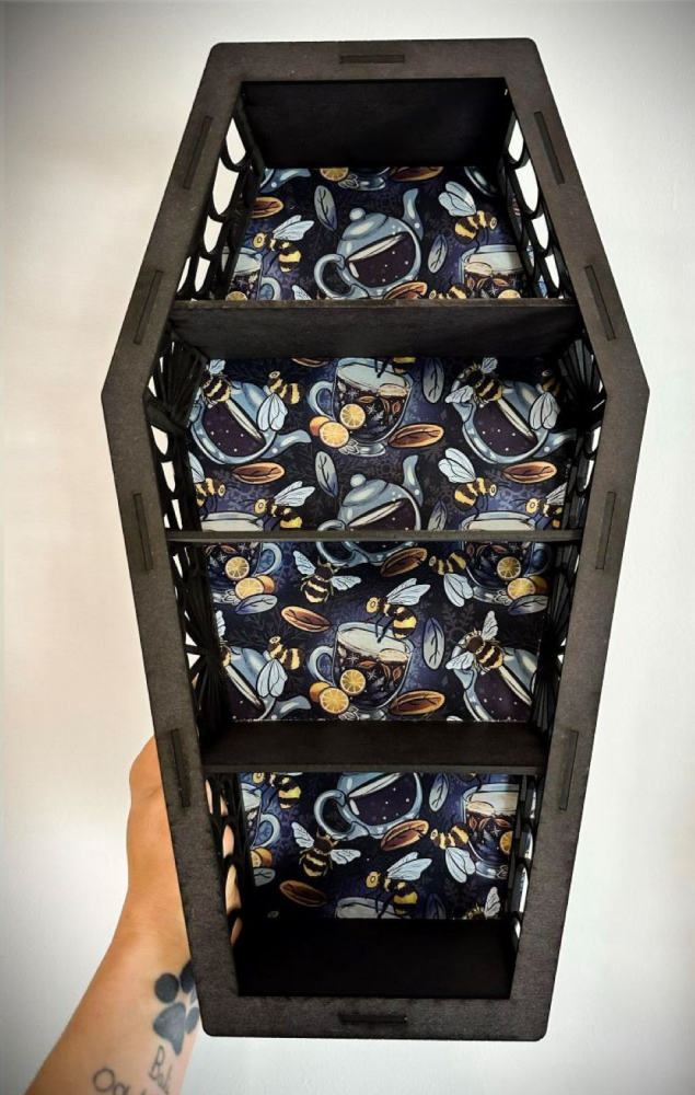 Bees & Teas Coffin Shelf