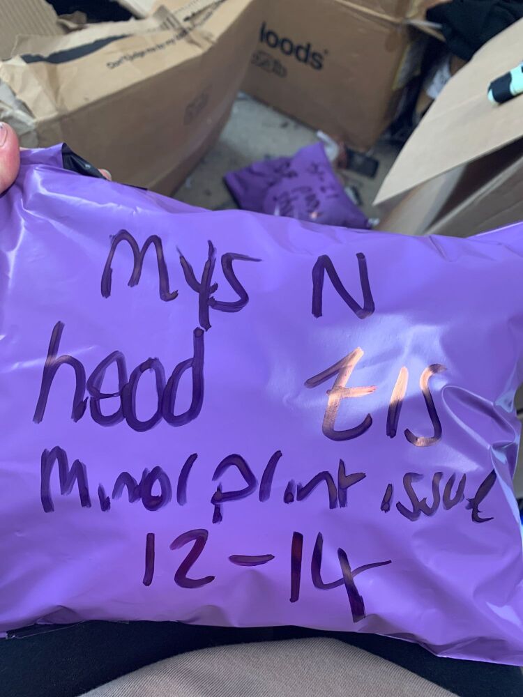 Mystery Pack N - hood size 12-14 (minor print issue)