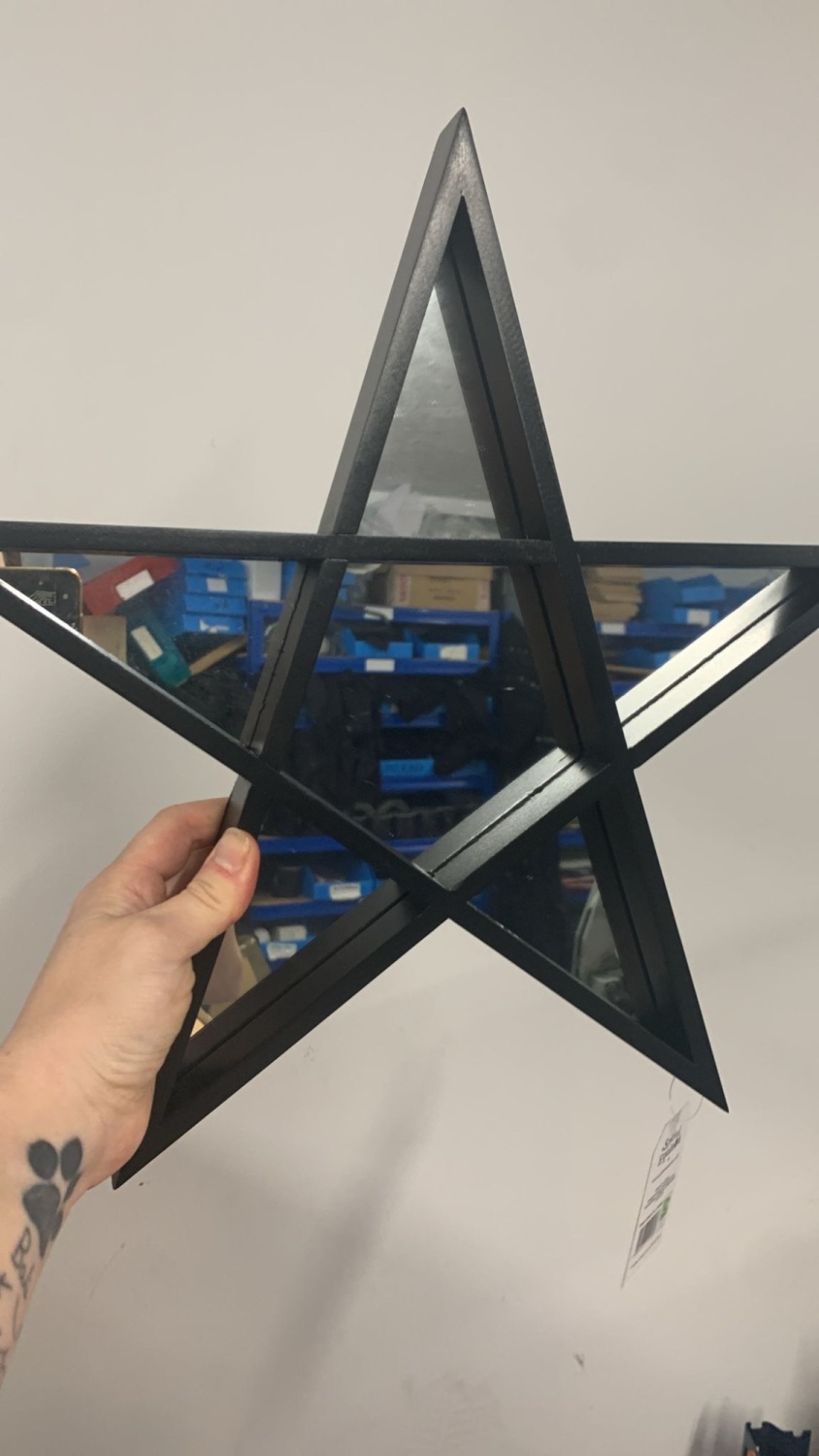 Pentagram Mirror Shelf