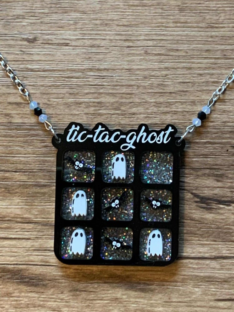Tic Tac Ghost necklace
