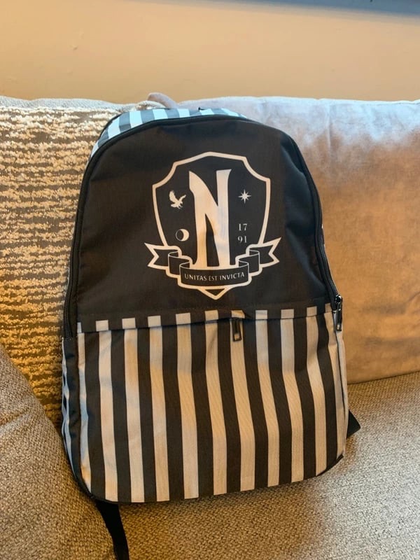 Nevermore Wednesday Backpack RRP £29.99