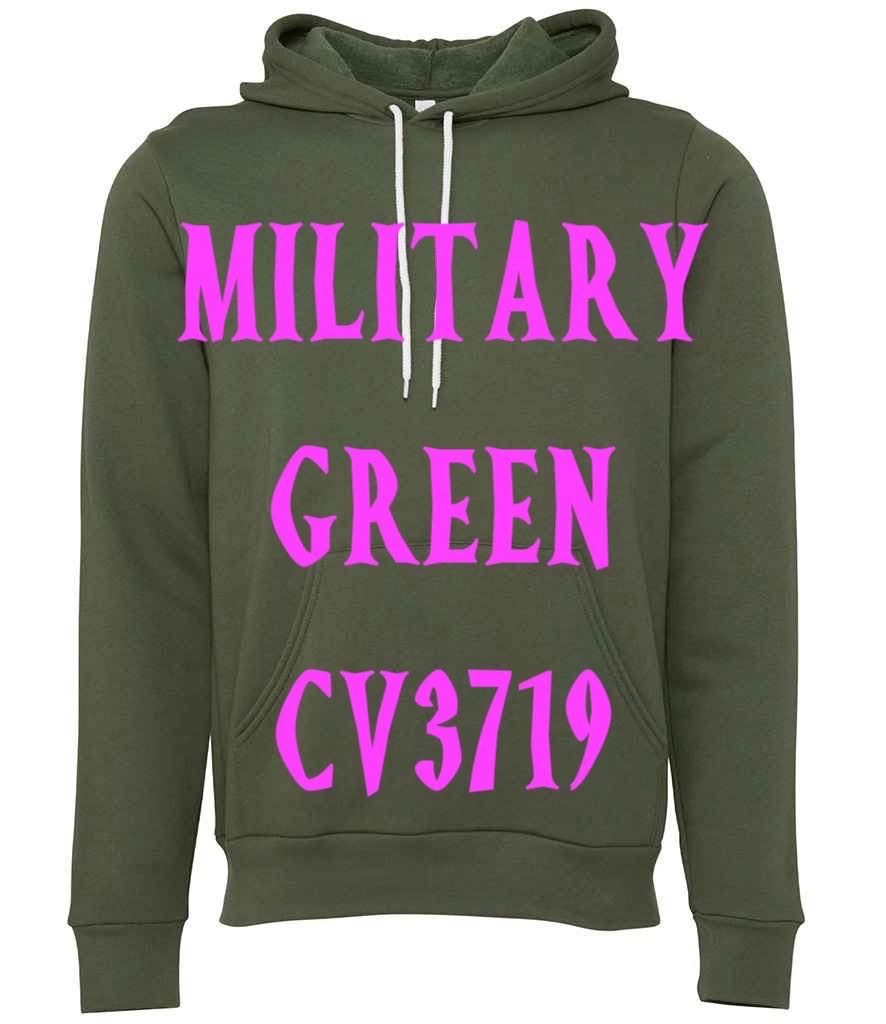 MILITARY GREEN PULLOVER HOODIE CV3719 - HALLOWEEN HANGOVER