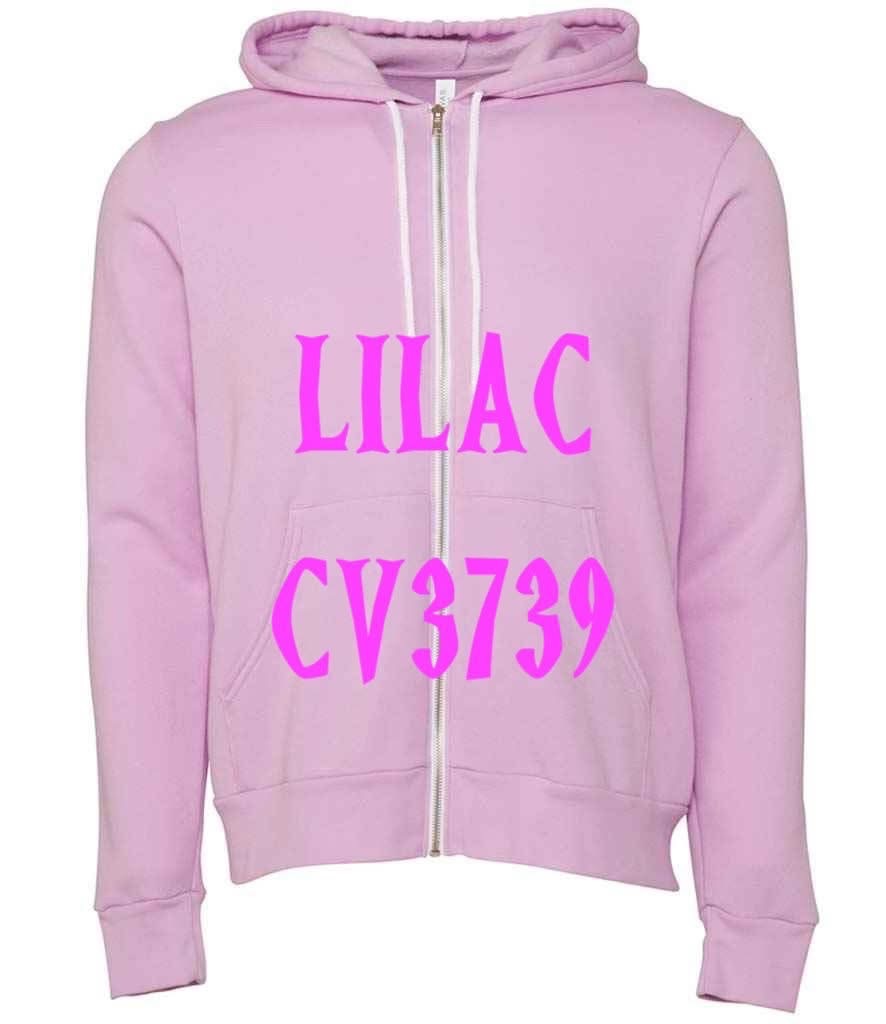 LILAC ZIP UP HOODIE CV3739 - HALLOWEEN HANGOVER