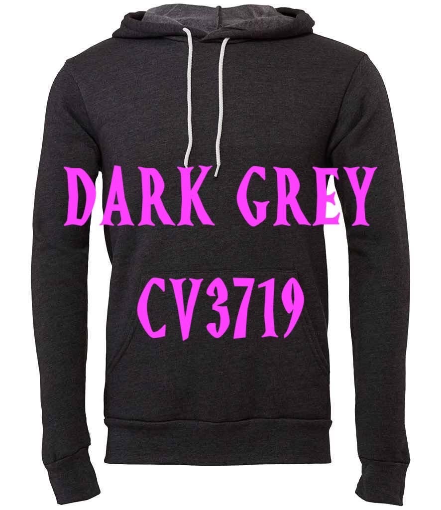 DARK GREY PULLOVER HOODIE CV3719 - HALLOWEEN HANGOVER