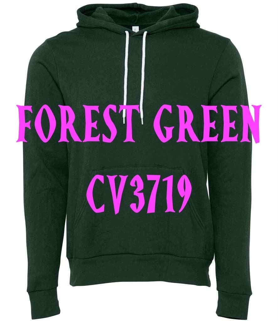 FOREST GREEN PULLOVER HOODIE CV3719 - HALLOWEEN HANGOVER