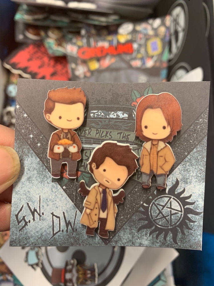 Supernatural set of 3 pins RRP &pound;9.99