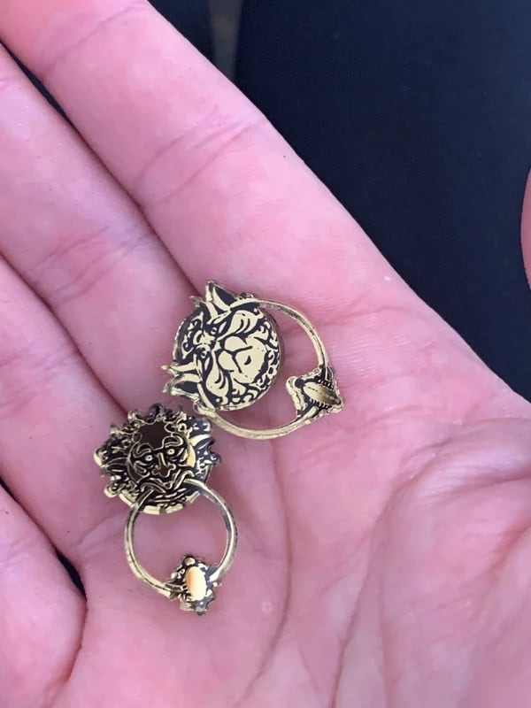 Labyrinth Knockers Stud earrings RRP £6.99