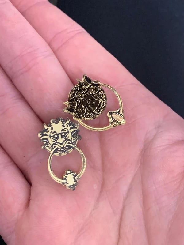 Labyrinth Knockers Stud earrings RRP £6.99