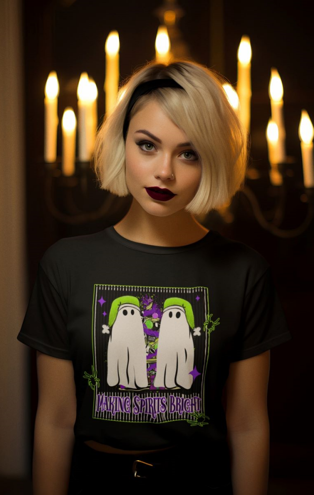 Making Spirits Bright Ghosts Polaroid top