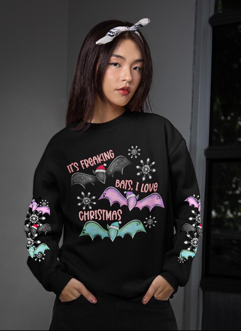 It’s Freaking Bats I Love Christmas top