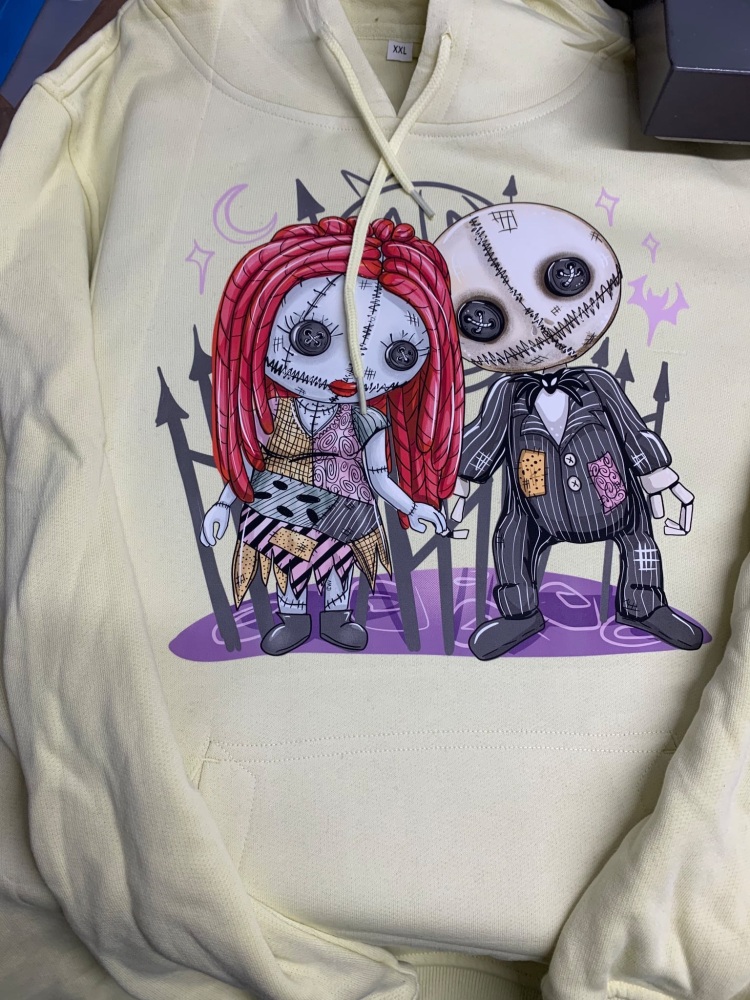 Jack and Sally Doll Soft Yellow Hood RRP &pound;39.99