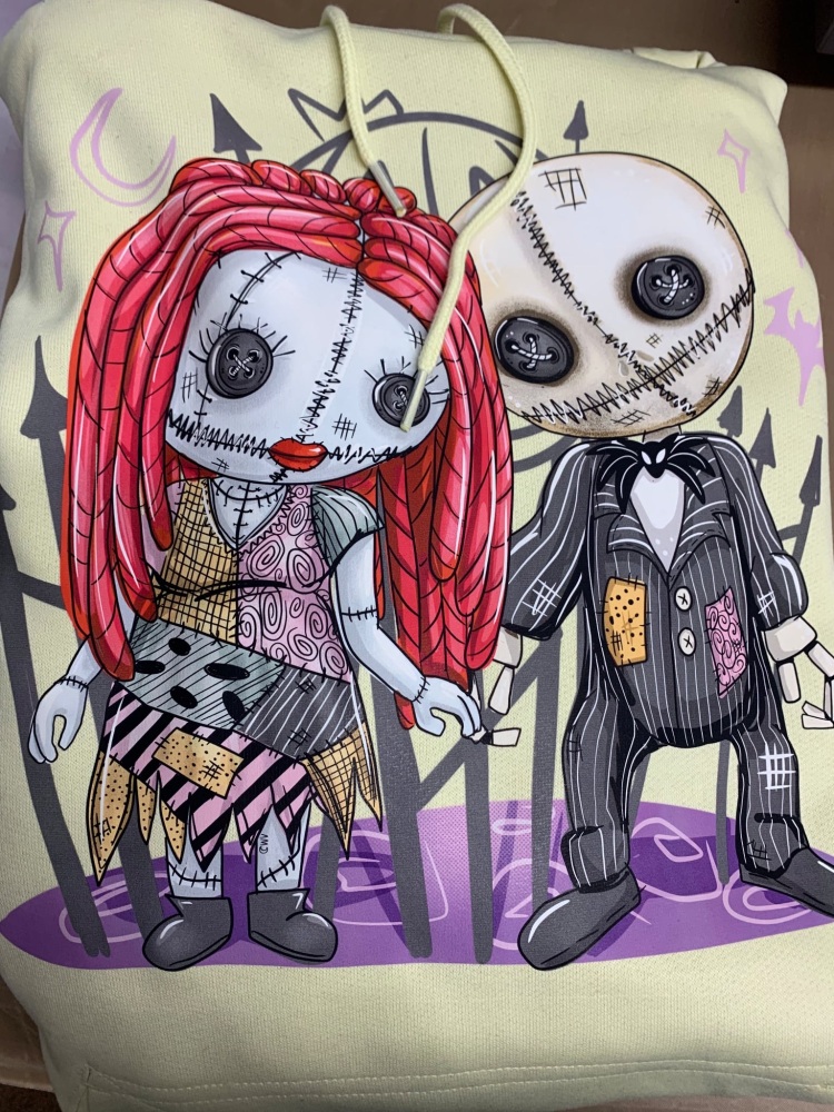 Jack and Sally Doll Soft Yellow Hood RRP &pound;39.99