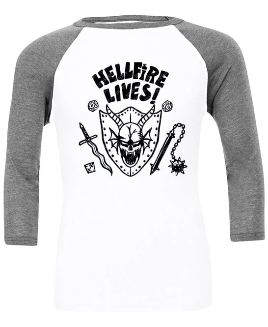 Hellfire Lives Raglan Top