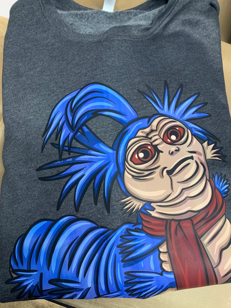 Worm Dark Grey Heather Sweatshirt RRP &pound;39.99