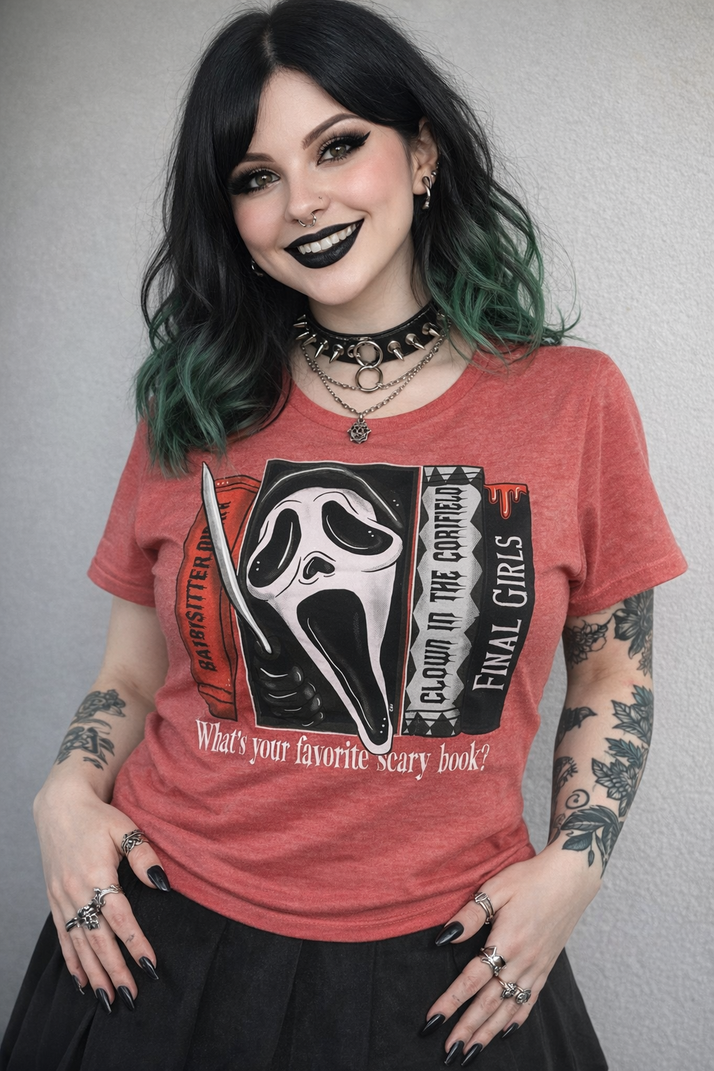 Favourite Scary Book tee size 16-18