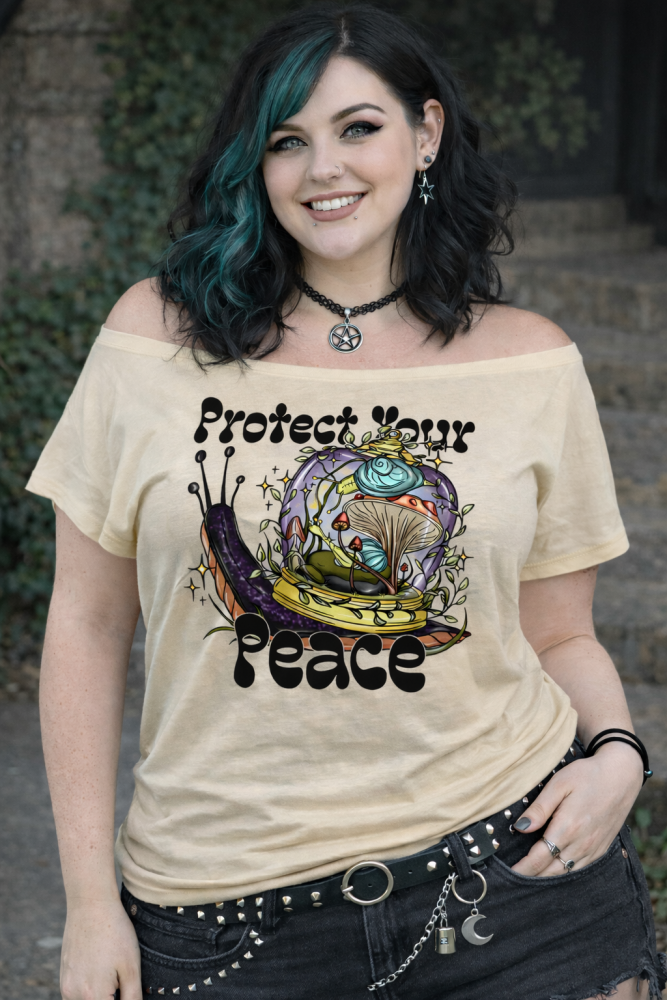 Protect Your Peace off the shoulder top RRP &pound;29.99