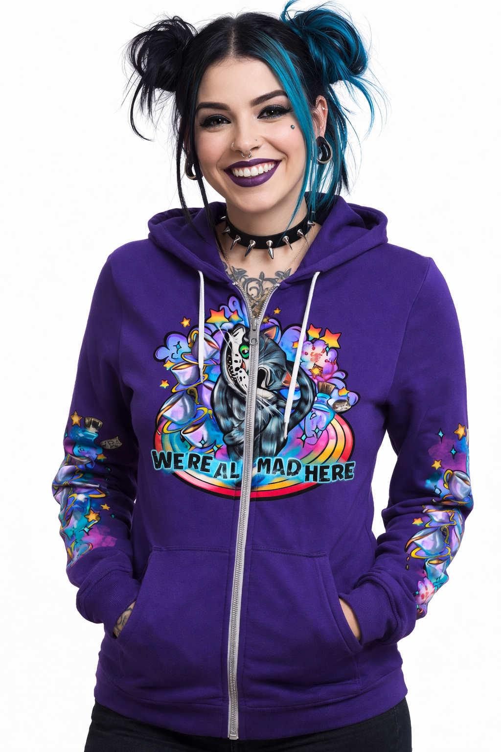 Cheshire Cat Zip Hoodie RRP £39.99