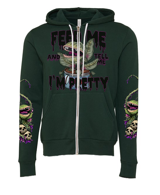 Feed Me zip hoodie Forest Green RRP &pound;39.99