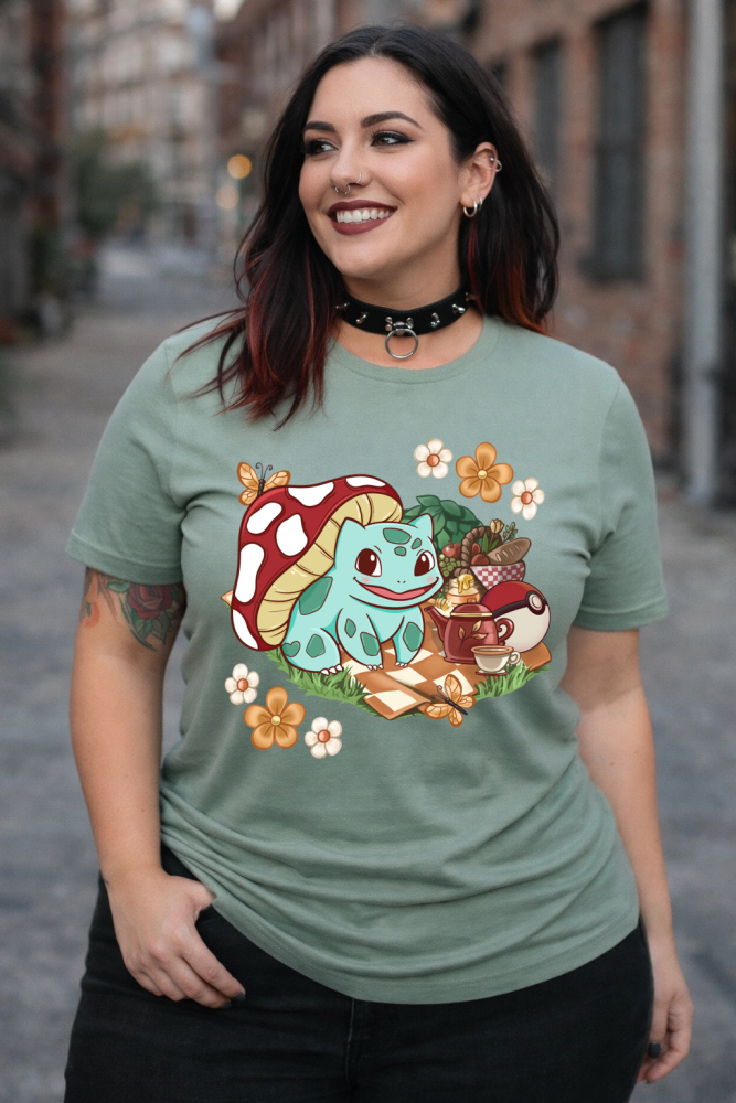 Bulbasaur Dusty Blue Tshirt RRP &pound;19.99