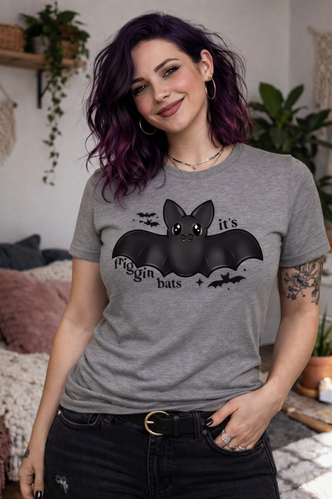 Friggin Bats Tshirt RRP &pound;19.99 FREE WITH DISCOUNT CODE BATS