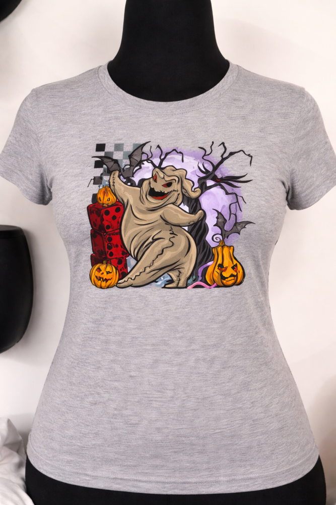 Oogie Boogie Grey Tshirt RRP &pound;19.99- Free with discount code OOGIETEE