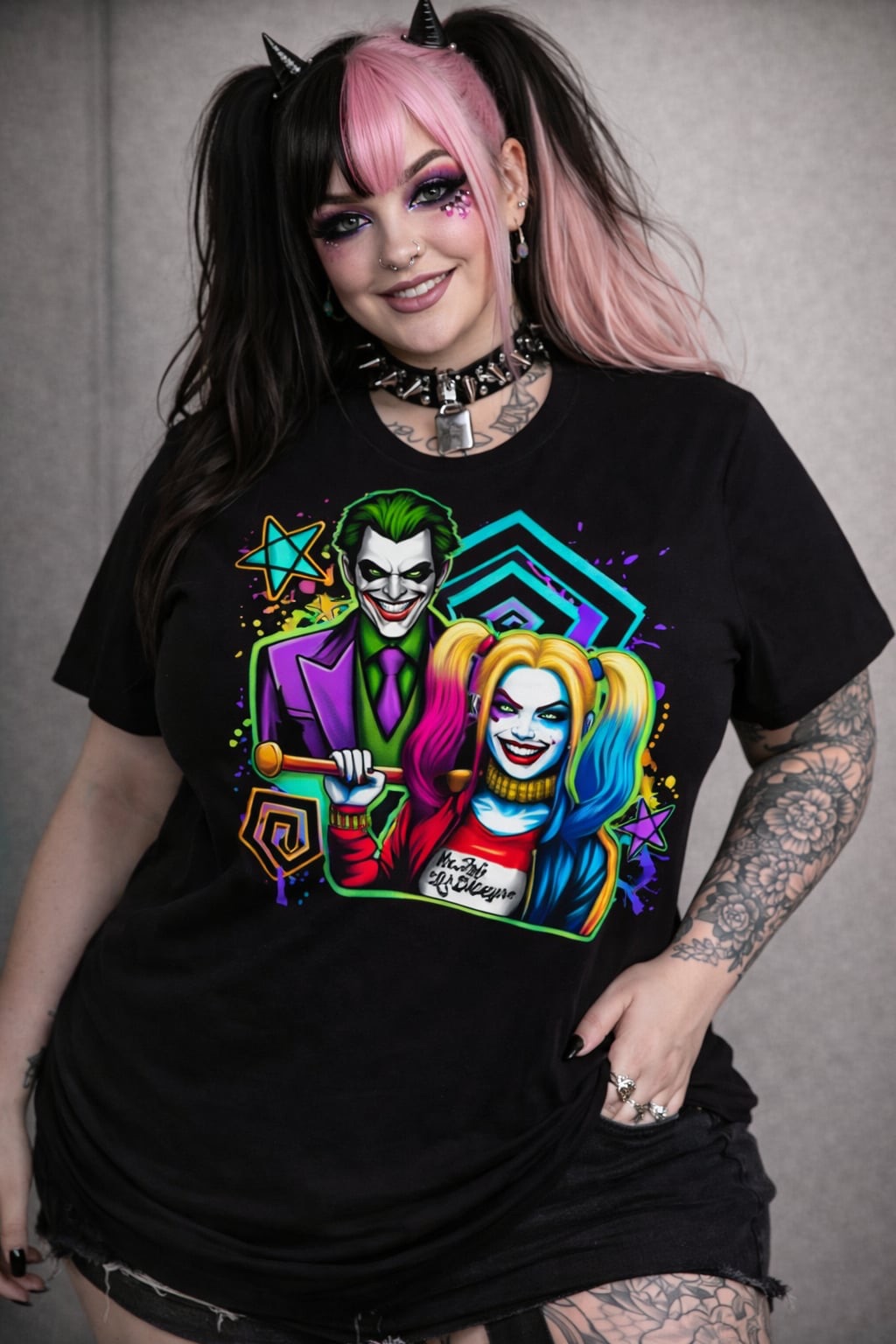 Better Together Black tee CV012