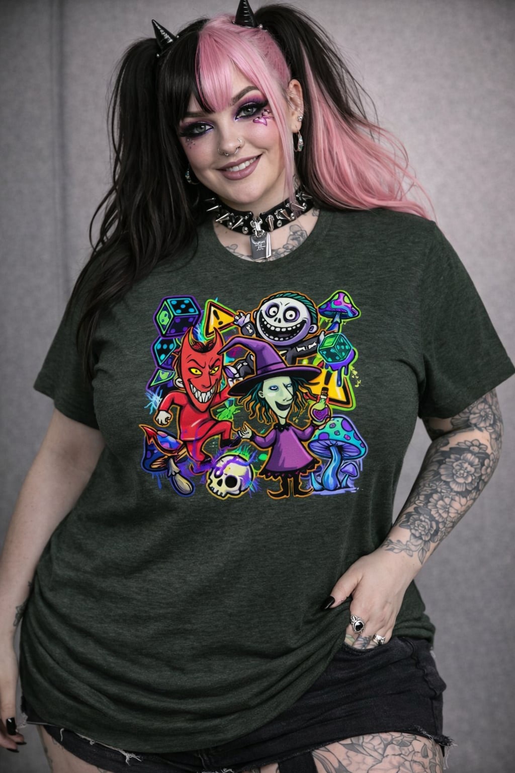 Lock Shock Barrel Heather Forest t shirt CV01HHFOR