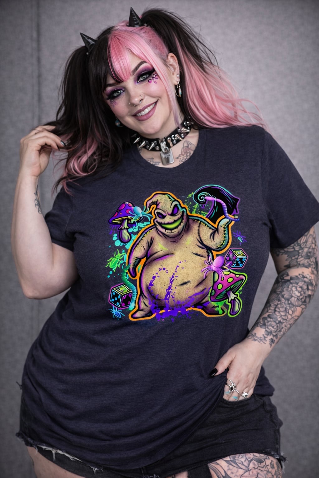 Boogie Lumi Heather Midnight Navy t shirt CV01HHEMN