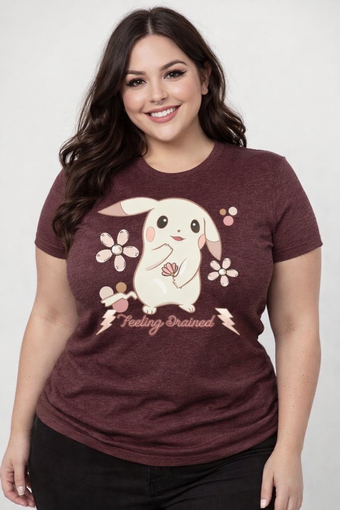 Peakychu Heather Maroon t shirt CV01HHMAR