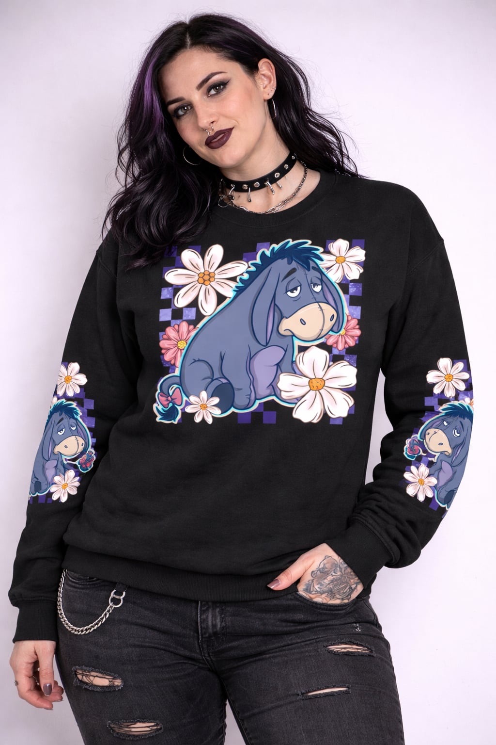 Eeyore dark grey sweatshirt BE045