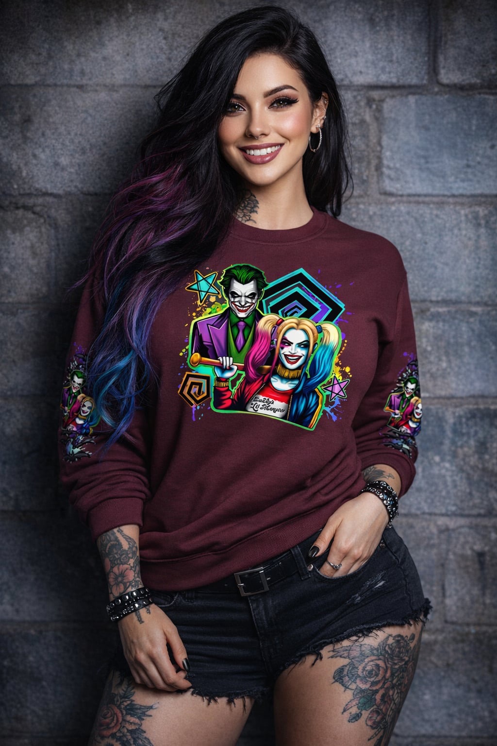 Better Together maroon sweatshirt BE045