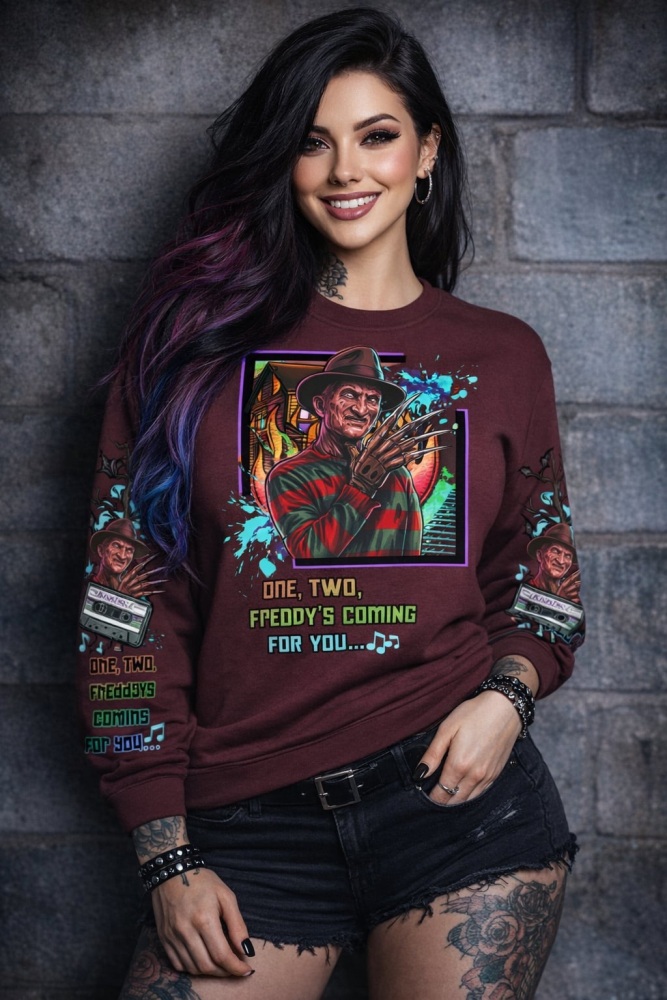 Freddy Lumi maroon sweatshirt BE045