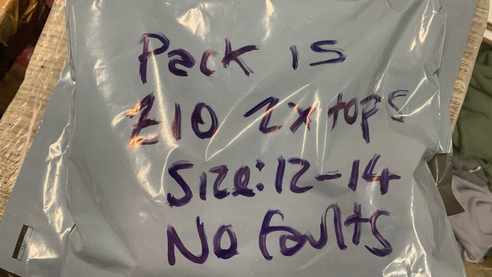 Mystery pack 15 size 12-14 two tops (no fault)