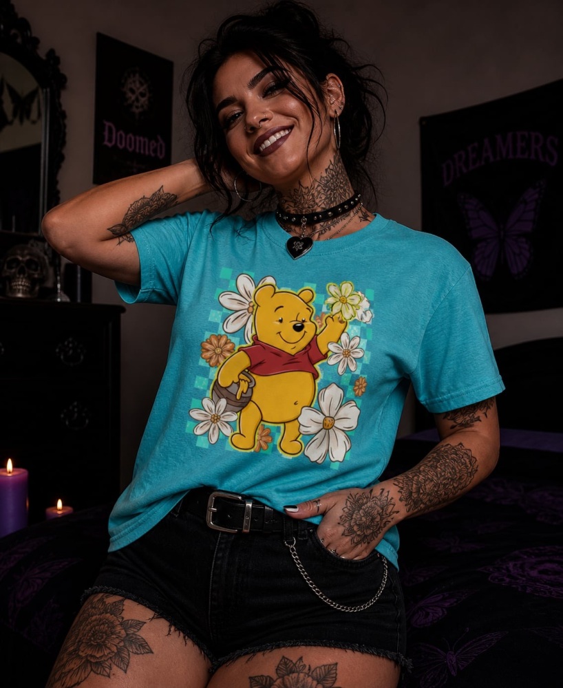 Winnie The Pooh colour t shirt RRP &pound;19.99