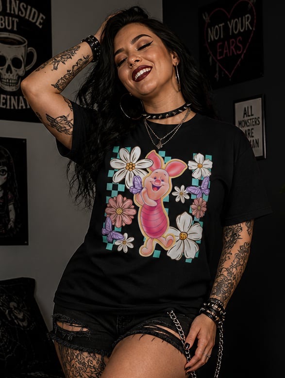 Piglet black t shirt RRP &pound;19.99