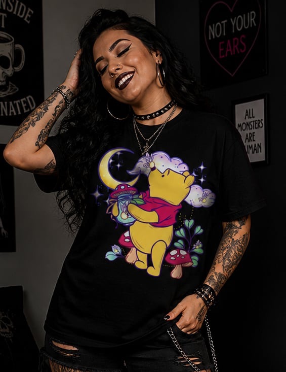 Firefly Pooh black t shirt RRP &pound;19.99