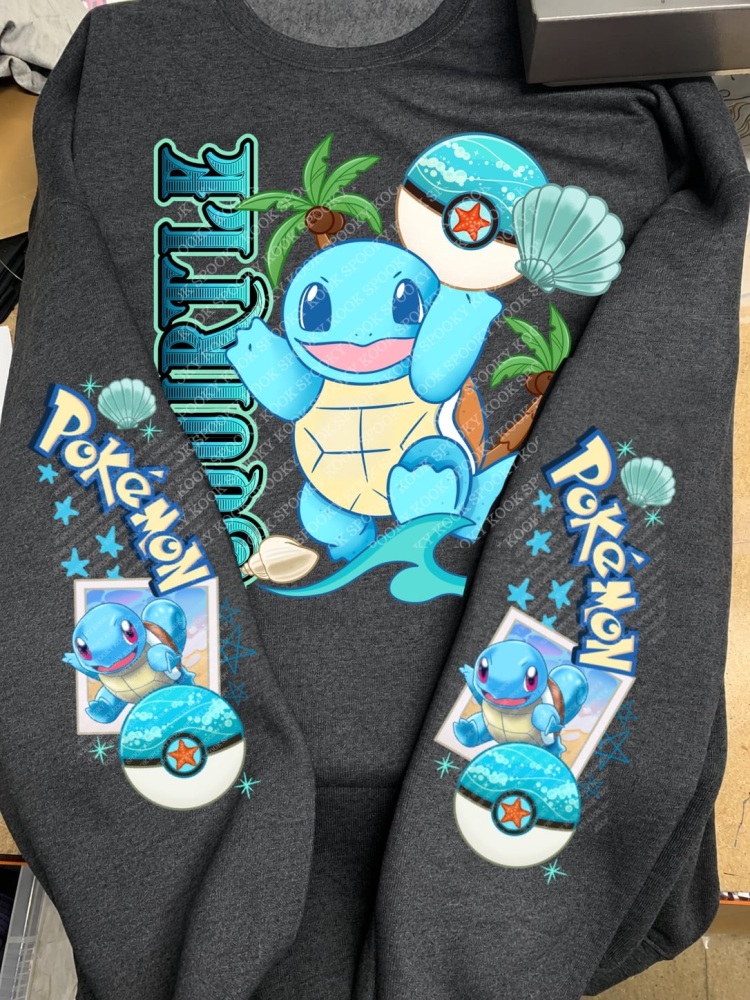 Squirtle Dark Heather sweatshirt RRP &pound;39.99