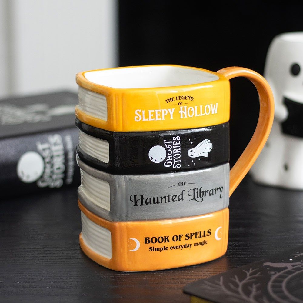 The Haunted Library Book Stack Mug RRP £15.99