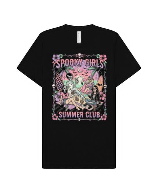 SPOOKY GIRLS SUMMER CLUB BLACK