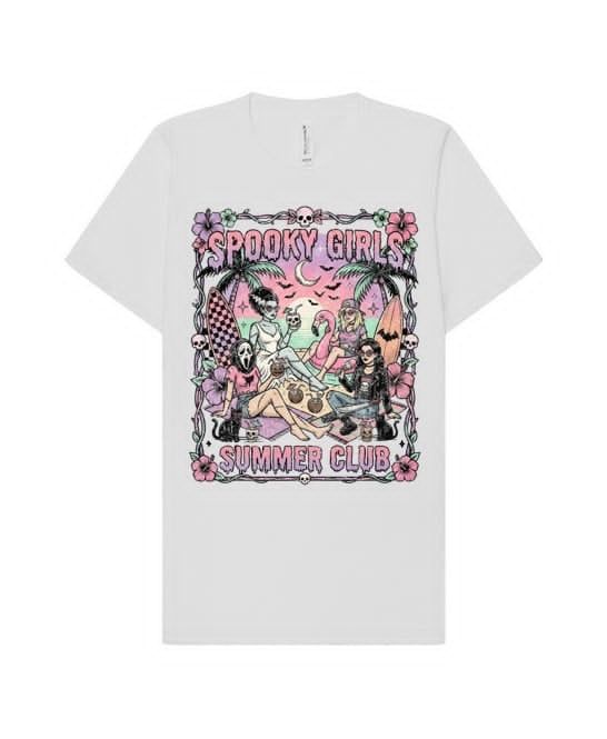 SPOOKY GIRLS SUMMER CLUB WHITE