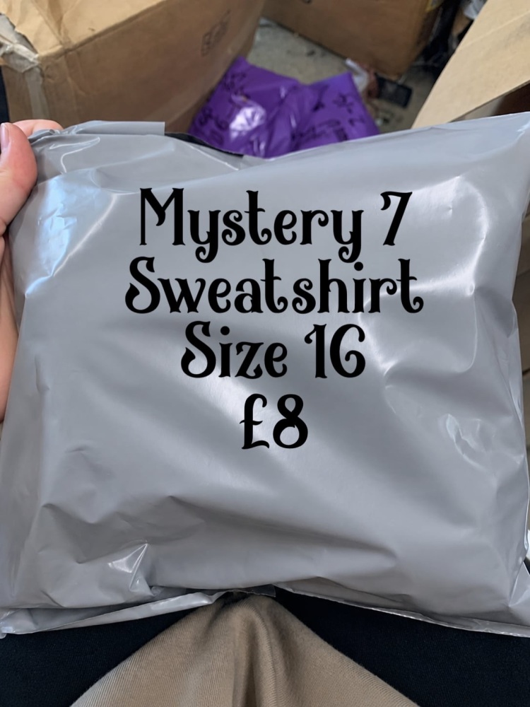 Mystery 7 sweatshirt size 16
