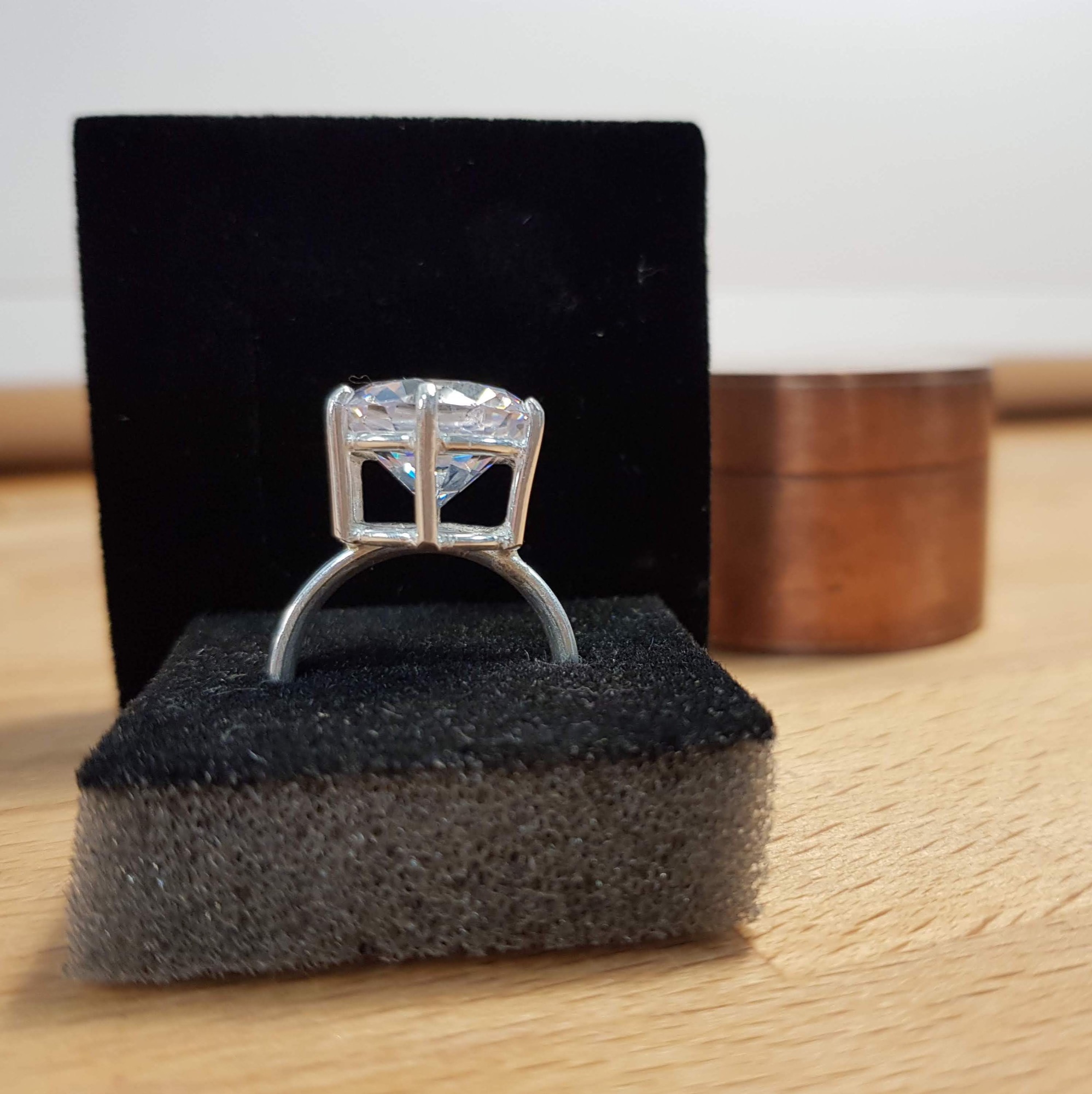 Learn how to make a stone set ring