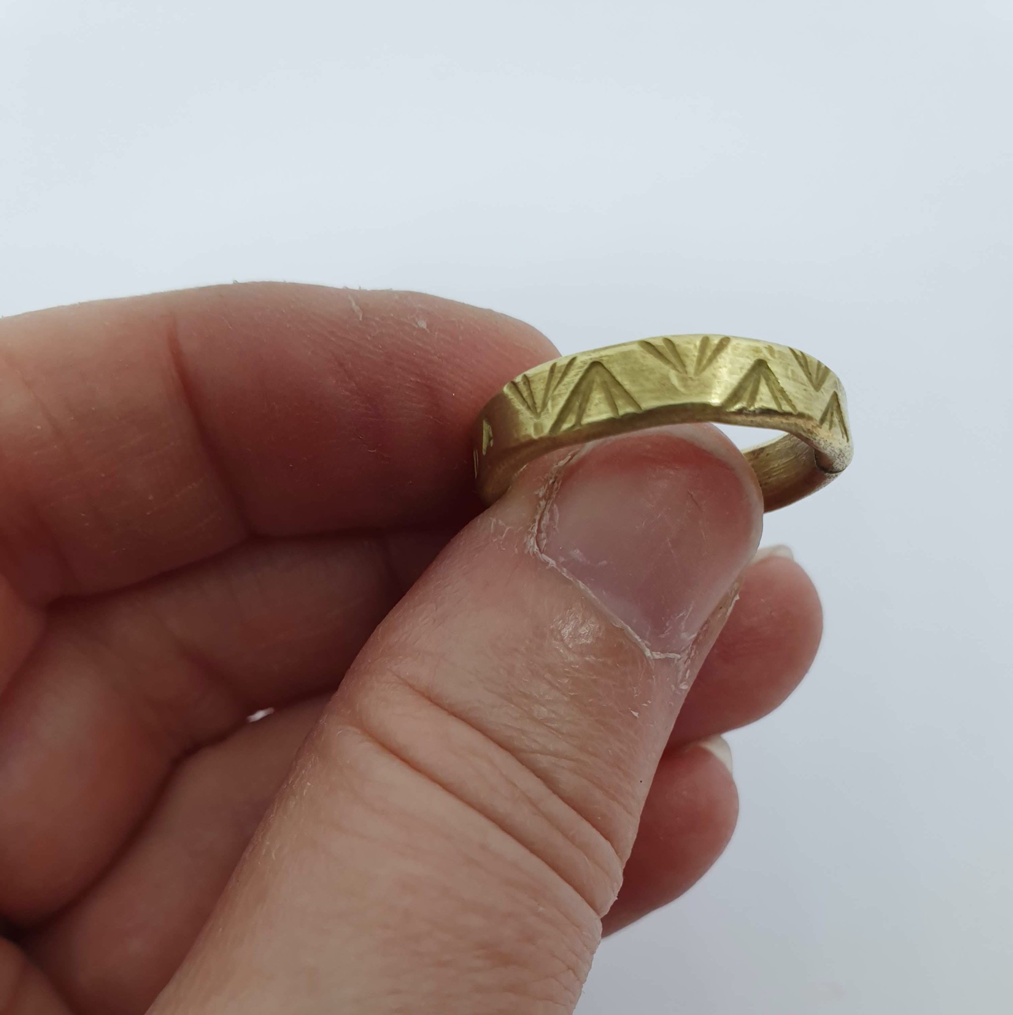 Textured ring making