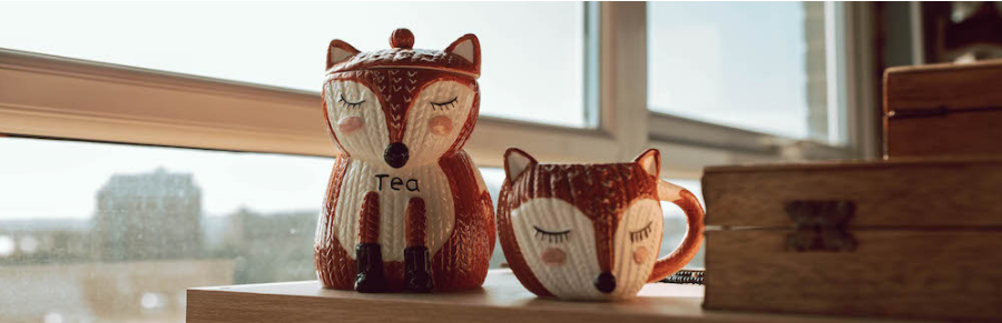 Fox tea and mug