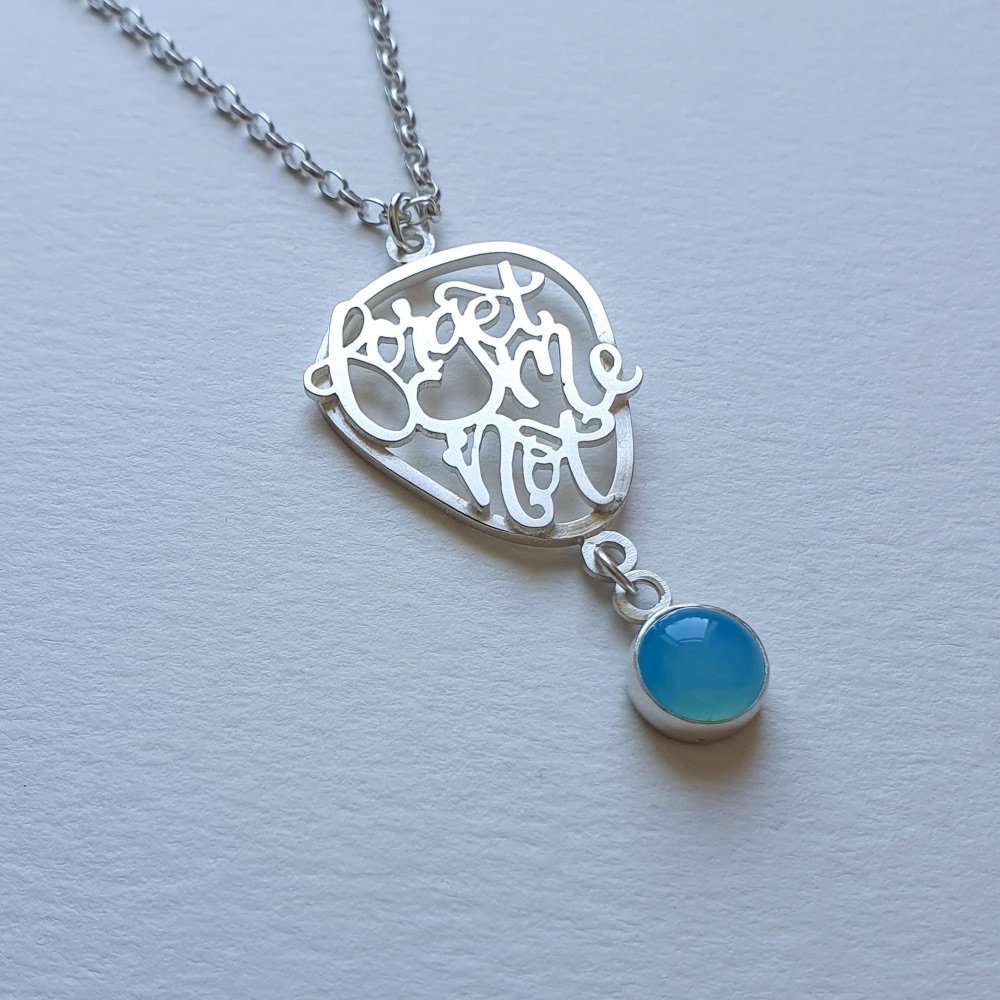Silver Forget Me Not Necklace 