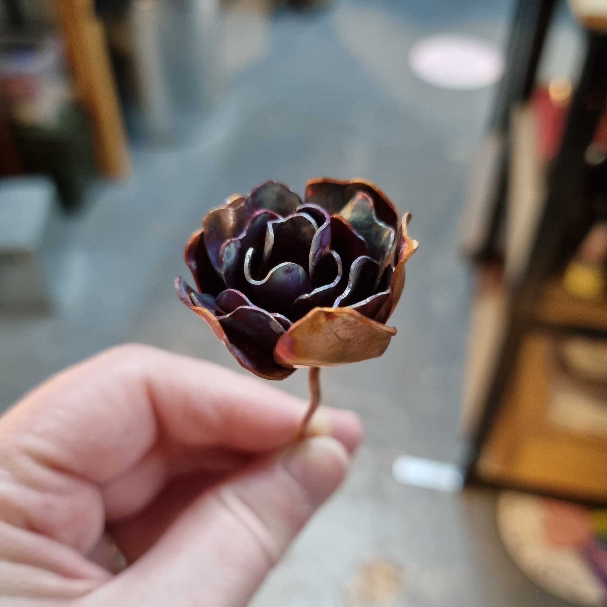 Copper flower