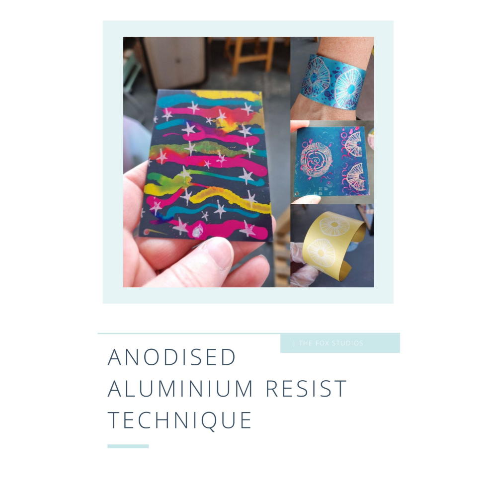 How to create an acetate resist for colourful aluminium - booklet