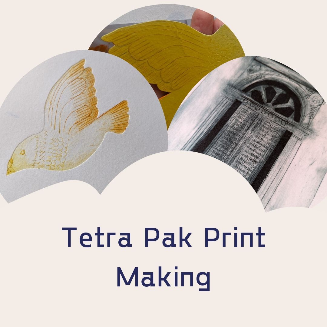 Tetra Pak Printmaking with Kirsty Hall - 13th July 2024